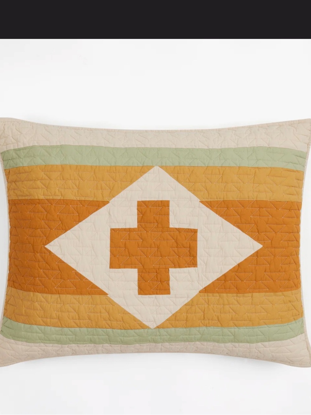 Pendleton Solstice Canyon 3pc Quilt & Shams Set 90” X  92” Tan Multi 100% Cotton - Picture 11 of 14